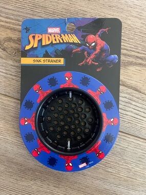 Blue & Black Spider-Man Sink Strainer